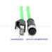 M12-D4F-R M12-D型轉RJ45工業網路線-母頭 M12轉rj45網路線接口母頭D型 M12航空插頭4芯8芯 M12D型轉RJ45工業網線
